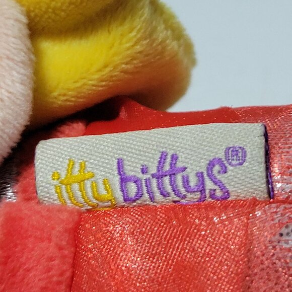 Hallmark Itty Bitty Holiday Barbie 4 inch Plush Red Dress Blonde Stuffed Animal - Picture 3 of 7